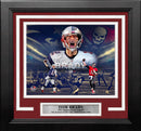 Tom Brady New England Patriots & Tampa Bay Buccaneers 8" x 10" Framed Collage Football Photo by Dynasty Sports & Framing