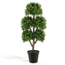 45 Inch Artificial Boxwood Topiary Ball Tree by DirectDeals