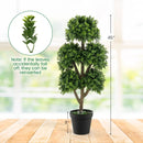 45 Inch Artificial Boxwood Topiary Ball Tree by LJGDeals