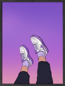 White sneakers