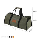 Tote Shape Canvas Firewood Log Carriers by White Duck Outdoors