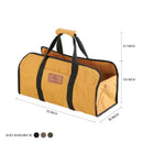 Tote Shape Canvas Firewood Log Carriers by White Duck Outdoors