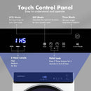 2.6 Cu.ft Compact Clothes Dryer with Touch Panel and 2 Modes by LJGDeals