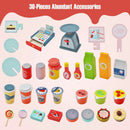 Toy Cart Play Set with POS Machine and Lovely Scale by LJGDeals