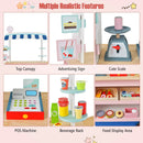 Toy Cart Play Set with POS Machine and Lovely Scale by LJGDeals