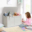 Safety Hinge Wooden Chest Organizer Toy Storage Box by LJGDeals
