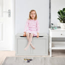 Safety Hinge Wooden Chest Organizer Toy Storage Box by LJGDeals