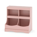 Toy Storage Organizer 4-Cubby Kids Bookcase for Toys and Books by LJGDeals