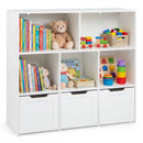 Kids Storage Organizer with 3 Drawers and 5 Cubbies by LJGDeals
