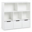 Kids Storage Organizer with 3 Drawers and 5 Cubbies