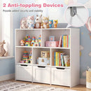 Kids Storage Organizer with 3 Drawers and 5 Cubbies by LJGDeals