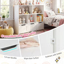Kids Storage Organizer with 3 Drawers and 5 Cubbies by LJGDeals