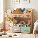 Kids Toy Storage Organizer with Stuffed Animal Holder