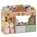 Kids Toy Storage Organizer with Stuffed Animal Holder