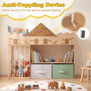 Kids Toy Storage Organizer with Stuffed Animal Holder