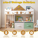 Kids Toy Storage Organizer with Stuffed Animal Holder by DirectDeals