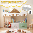 Kids Toy Storage Organizer with Stuffed Animal Holder
