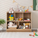 5-Cube Wooden Kids Toy Storage Organizer with Anti-Tipping Kits by LJGDeals