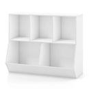 5-Cube Wooden Kids Toy Storage Organizer with Anti-Tipping Kits by LJGDeals