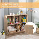 5-Cube Wooden Kids Toy Storage Organizer with Anti-Tipping Kits by LJGDeals