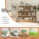 41 inches Wooden Toy Storage Organizer with 10 Cubes for Kids by LJGDeals