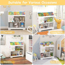 Kids Toy Storage Organizer with Book Shelf and Storage Cabinet by LJGDeals