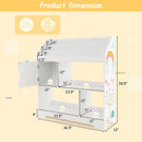 Kids Toy Storage Organizer with Book Shelf and Storage Cabinet by LJGDeals