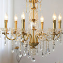 Floral Candelabra Crystal Chandelier