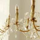 Floral Candelabra Crystal Chandelier