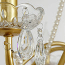Floral Candelabra Crystal Chandelier