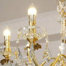 Floral Candelabra Crystal Chandelier