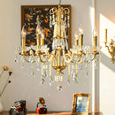 Floral Candelabra Crystal Chandelier