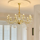 Floral Candelabra Crystal Chandelier