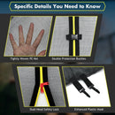 Trampoline Replacement Protection Enclosure Net with Zipper by LJGDeals