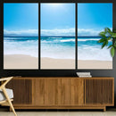 Tranquil Ocean Waves Canvas Wall Art Print – Bright Coastal by MyGreatCanvas | Canvas Wall Art Prints | Photo Prints & Wall Decor
