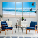 Tranquil Ocean Waves Canvas Wall Art Print – Bright Coastal by MyGreatCanvas | Canvas Wall Art Prints | Photo Prints & Wall Decor