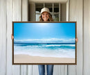 Tranquil Ocean Waves Canvas Wall Art Print – Bright Coastal by MyGreatCanvas | Canvas Wall Art Prints | Photo Prints & Wall Decor