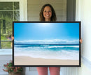 Tranquil Ocean Waves Canvas Wall Art Print – Bright Coastal by MyGreatCanvas | Canvas Wall Art Prints | Photo Prints & Wall Decor