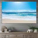 Tranquil Ocean Waves Canvas Wall Art Print – Bright Coastal by MyGreatCanvas | Canvas Wall Art Prints | Photo Prints & Wall Decor