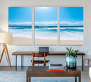 Tranquil Ocean Waves Canvas Wall Art Print – Bright Coastal by MyGreatCanvas | Canvas Wall Art Prints | Photo Prints & Wall Decor