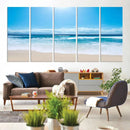 Tranquil Ocean Waves Canvas Wall Art Print – Bright Coastal by MyGreatCanvas | Canvas Wall Art Prints | Photo Prints & Wall Decor