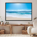 Tranquil Ocean Waves Canvas Wall Art Print – Bright Coastal by MyGreatCanvas | Canvas Wall Art Prints | Photo Prints & Wall Decor
