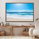 Tranquil Ocean Waves Canvas Wall Art Print – Bright Coastal by MyGreatCanvas | Canvas Wall Art Prints | Photo Prints & Wall Decor