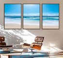 Tranquil Ocean Waves Canvas Wall Art Print – Bright Coastal by MyGreatCanvas | Canvas Wall Art Prints | Photo Prints & Wall Decor