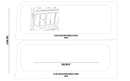 Ford Transit Pill Window Cut Template Paper Pattern