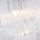 Transparent Murano Glass Tube Chandelier