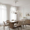 Transparent Ares Murano Glass Chandelier