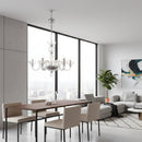 Transparent Ares Murano Glass Chandelier