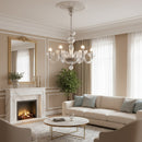 Transparent Ares Murano Glass Chandelier