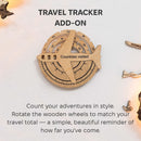 Travel Tracker 3D Wooden World Map – Gold
